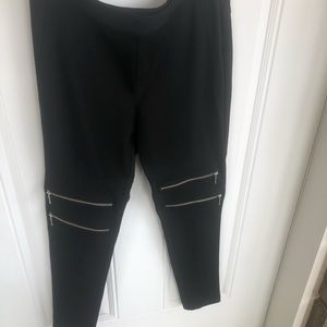 Periphery Black Pants with Zippers- Size 8